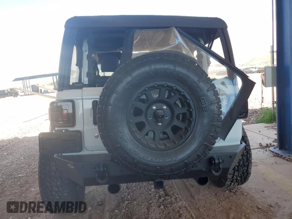 2020 Jeep Wrangler Sport S with VIN 1C4GJXAG0LW151115, listed as a Copart auction lot 55514505 with Not provided miles and Salvage title. Bid and sale history available at DreamBid. Image 6.