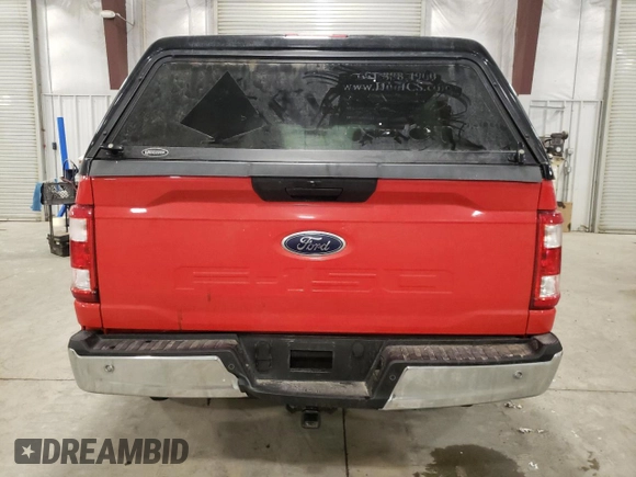 2022 Ford F-150 XL with VIN 1FTMF1CB1NKE26925, listed as a Copart auction lot 45418635 with 0 mi miles and Salvage Title. Bid and sale history available at carsss.com. Image 6.