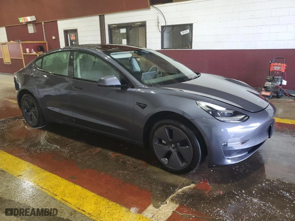 2022 Tesla Model 3 Long Range with VIN 5YJ3E1EBXNF316366, listed as a Copart auction lot 45661055 with 36,192 mi miles and Salvage Title. Bid and sale history available at carsss.com. Image 4.