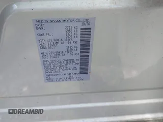 2020 Nissan Pathfinder SV с VIN 5N1DR2BM7LC638599, выставлен на аукционе IAAI как лот 42225304 с пробегом 8 миль миль и . История ставок и продаж доступна на DreamBid. Изображение 9.