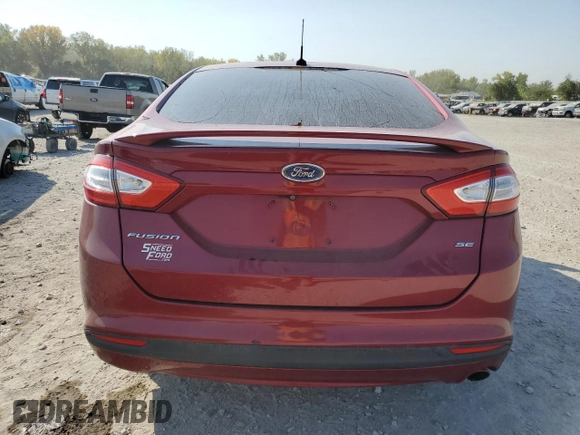 2014 Ford Fusion SE with VIN 3FA6P0H78ER206624, listed as a Copart auction lot 75076784 with 120,555 mi miles and Salvage Title. Bid and sale history available at DreamBid. Image 6.