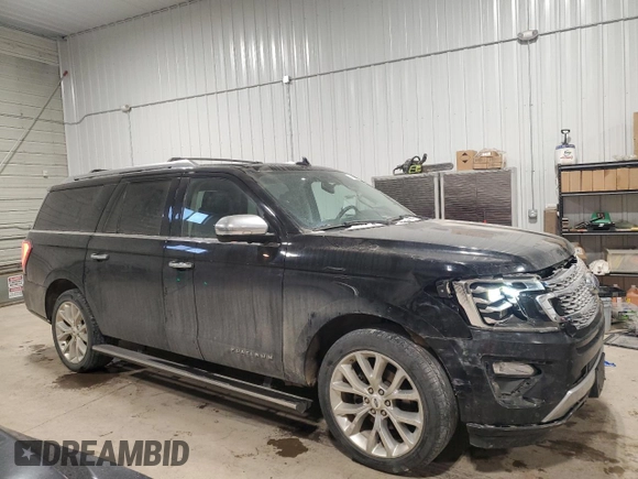 2018 Ford Expedition Max Platinum with VIN 1FMJK1MT4JEA64566, listed as a Copart auction lot 84215404 with 112,938 mi miles and Salvage title. Bid and sale history available at DreamBid. Image 4.