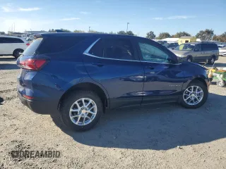 2022 Chevrolet Equinox LT with VIN 3GNAXKEV4NL295878, listed as a Copart auction lot 72569234 with 14,493 mi miles and Salvage Title. Bid and sale history available at DreamBid. Image 3.