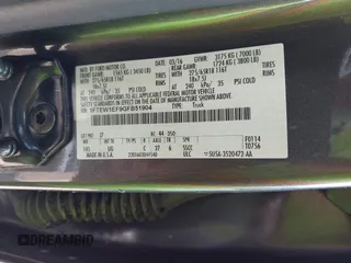 2016 Ford F-150 XLT с VIN 1FTEW1EF9GFB51904, выставлен на аукционе IAAI как лот 42377870 с пробегом 191 795 миль миль и . История ставок и продаж доступна на DreamBid. Изображение 9.