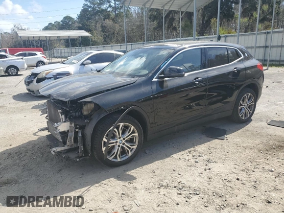 2019 BMW X2 xDrive28i with VIN WBXYJ5C58KEF83319, listed as a Copart auction lot 47358275 with 56,029 mi miles and Clean Title. Bid and sale history available at carsss.com. Image 1.