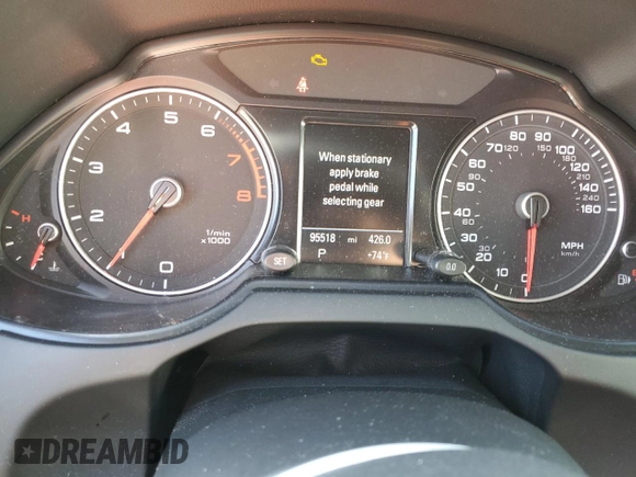 2015 Audi Q5 Premium Plus with VIN WA1LFAFP5FA035183, listed as a Copart auction lot 54483705 with 95,518 mi miles and Clean title. Bid and sale history available at DreamBid. Image 9.