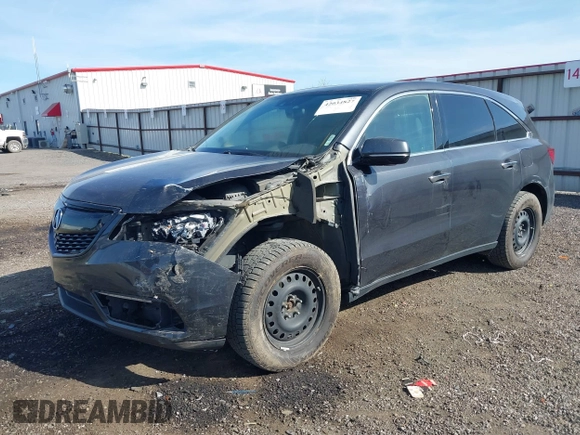 2014 Acura MDX Tech Pkg with VIN 5FRYD4H4XEB021743, listed as a IAAI auction lot 42034827 with 249,440 mi miles. Bid and sale history available at carsss.com. Image 18.