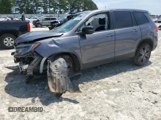 2021 Honda Passport EX-L z VIN 5FNYF8H53MB016698, wystawiony jako Copart lot #57026275 z przebiegiem 44 380 mil mil oraz Szkoda całkowita • Salvage title. Historia ofert i sprzedaży dostępna na DreamBid. Obrazek 1.