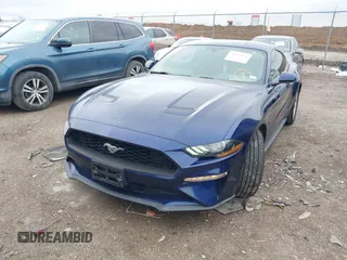 2019 Ford Mustang EcoBoost with VIN 1FA6P8TH8K5185349, listed as a IAAI auction lot 41554974 with 30,023 mi miles and . Bid and sale history available at carsss.com. Image 6.