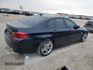 2015 BMW 5 Series 550i with VIN WBAKN9C50FD682415, listed as a Copart auction lot 83257714 with 129,605 mi miles and Clean title. Bid and sale history available at DreamBid. Image 3.