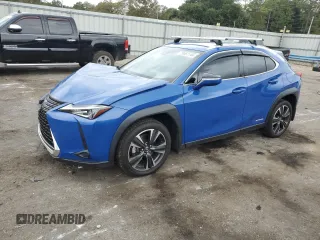 2022 Lexus UX 250h с VIN JTHX9JBH1N2056312, выставлен на аукционе Copart как лот 79067144 с пробегом 68 203 миль миль и Списание • Salvage title. История ставок и продаж доступна на DreamBid. Изображение 1.