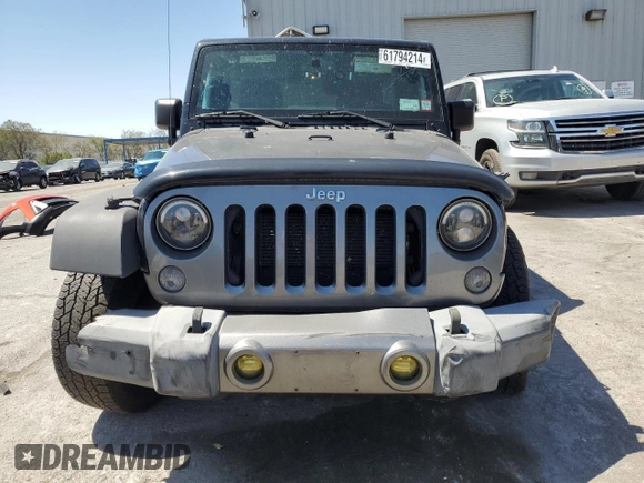 2015 Jeep Wrangler Unlimited Freedom with VIN 1C4HJWDG0FL598947, listed as a Copart auction lot 61794214 with 125,778 mi miles and Salvage title. Bid and sale history available at DreamBid. Image 5.