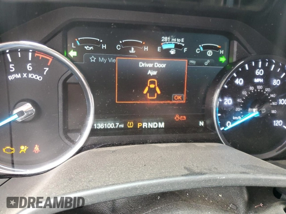 2018 Ford Expedition Max XLT with VIN 1FMJK1HTXJEA65442, listed as a Copart auction lot 50409205 with 136,100 mi miles and Salvage Title. Bid and sale history available at DreamBid. Image 9.