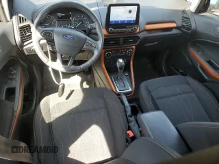 2021 Ford EcoSport SE with VIN MAJ3S2GEXMC425577, listed as a Copart auction lot 54005715 with 17,030 mi miles and Salvage title. Bid and sale history available at DreamBid. Image 8.
