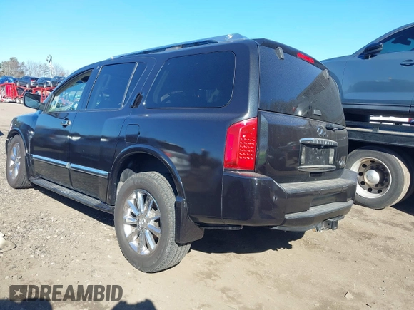 2008 Infiniti QX56 with VIN 5N3AA08C18N913450, listed as a IAAI auction lot 41878022 with 111,365 mi miles and . Bid and sale history available at DreamBid. Image 3.