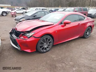 2015 Lexus RC 350 with VIN JTHSE5BC6F5005681, listed as a IAAI auction lot 41271084 with 1 mi miles. Bid and sale history available at carsss.com. Image 17.