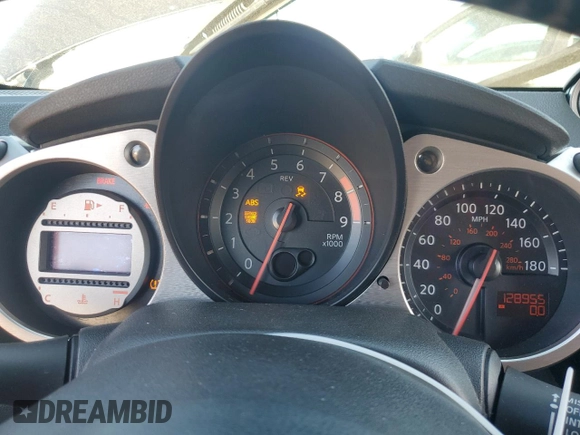 2012 Nissan 370Z Touring with VIN JN1AZ4EH4CM561432, listed as a Copart auction lot 89376935 with 128,955 mi miles and Salvage Title. Bid and sale history available at carsss.com. Image 9.