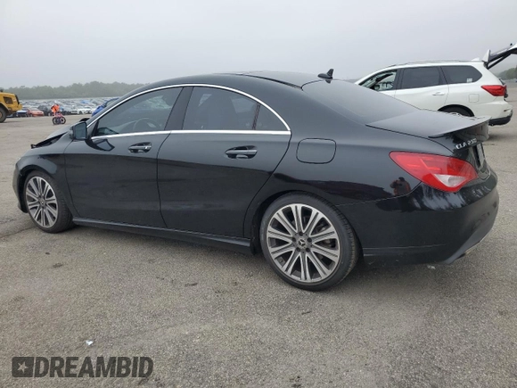 2018 Mercedes-Benz CLA 250 with VIN WDDSJ4GBXJN583756, listed as a Copart auction lot 61269825 with 67,389 mi miles and Salvage title. Bid and sale history available at DreamBid. Image 2.