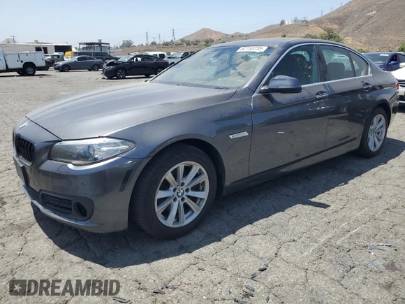 2016 BMW 5 Series 528i with VIN WBA5A5C5XGG347843, listed as a Copart auction lot 62153735 with 167,952 mi miles and Clean title. Bid and sale history available at DreamBid. Image 1.