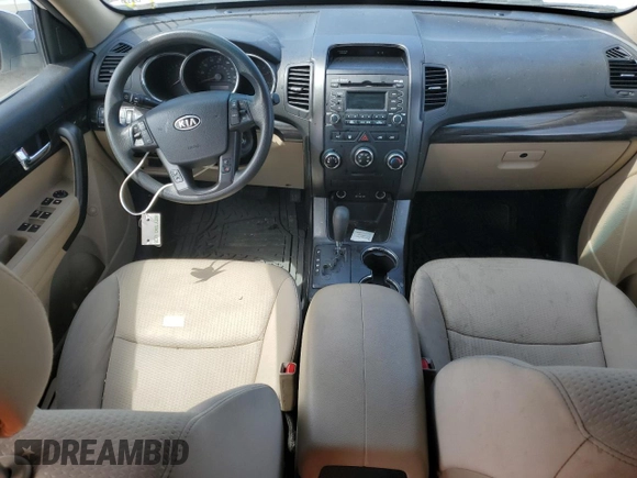 2013 Kia Sorento LX with VIN 5XYKTCA64DG321804, listed as a Copart auction lot 49775624 with 91,047 mi miles and Salvage Title. Bid and sale history available at carsss.com. Image 8.