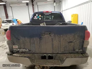 2007 Toyota Tundra SR5 with VIN 5TFBT54157X009858, listed as a Copart auction lot 45711815 with 0 mi miles and Salvage Title. Bid and sale history available at carsss.com. Image 6.
