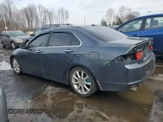 2008 Acura TSX Nav with VIN JH4CL96998C001476, listed as a Copart auction lot 46227835 with 194,014 mi miles and Salvage Title. Bid and sale history available at carsss.com. Image 2.