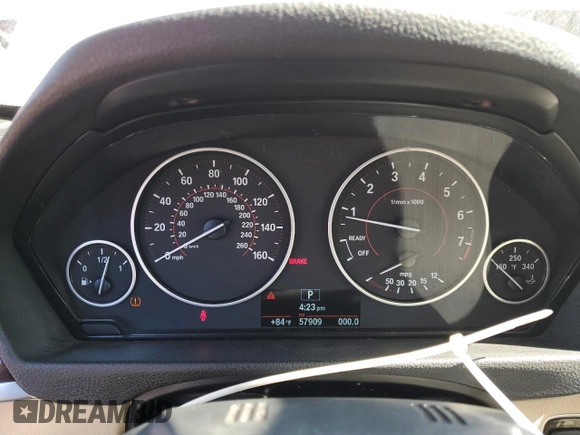 2018 BMW 4 Series 430i with VIN WBA4Z1C59JEC73155, listed as a Copart auction lot 57914725 with 57,909 mi miles and Salvage title. Bid and sale history available at DreamBid. Image 9.