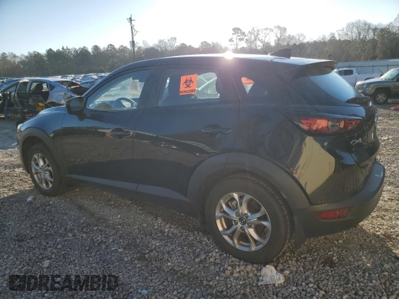2021 Mazda CX-3 Sport with VIN JM1DKDB71M1510855, listed as a Copart auction lot 85678724 with 26,334 mi miles and Salvage Title. Bid and sale history available at DreamBid. Image 2.