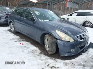 2012 Infiniti G25 Sedan x with VIN JN1DV6AR3CM862132, listed as a IAAI auction lot 41368769 with 183,719 mi miles. Bid and sale history available at carsss.com. Image 1.