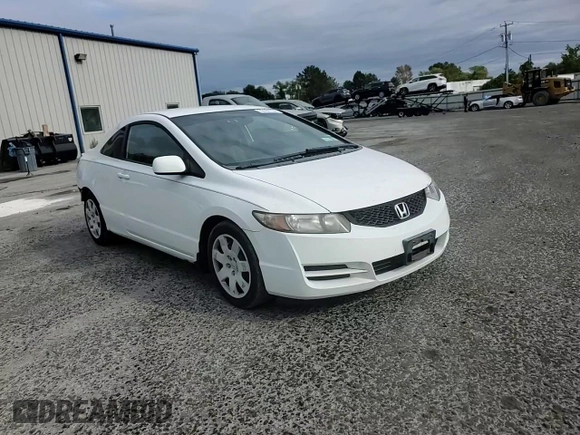 2009 Honda Civic Cpe LX with VIN 2HGFG12649H516658, listed as a Copart auction lot 72161734 with 163,953 mi miles and Salvage Title. Bid and sale history available at carsss.com. Image 10.