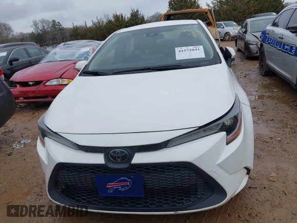 2020 Toyota Corolla LE with VIN JTDEPRAE5LJ027757, listed as a IAAI auction lot 41572041 with 199,146 mi miles. Bid and sale history available at carsss.com. Image 12.