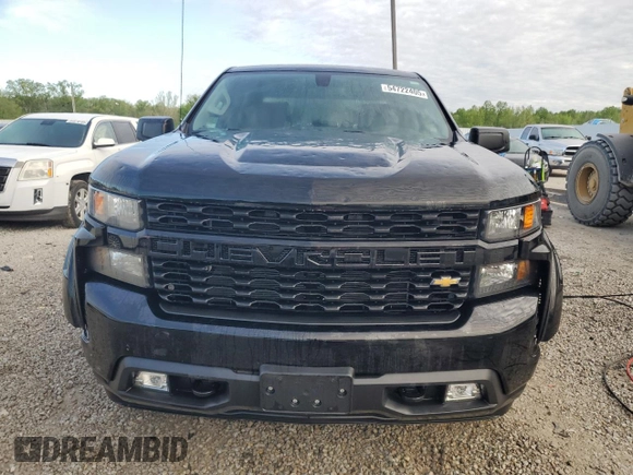 2019 Chevrolet Silverado 1500 Custom with VIN 3GCPYBEH1KG219324, listed as a Copart auction lot 54722405 with 29,420 mi miles and Salvage Title. Bid and sale history available at DreamBid. Image 5.