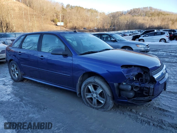 2005 Chevrolet Malibu Maxx LS with VIN 1G1ZT64835F260942, listed as a Copart auction lot 41788985 with 136,264 mi miles and Salvage Title. Bid and sale history available at carsss.com. Image 4.