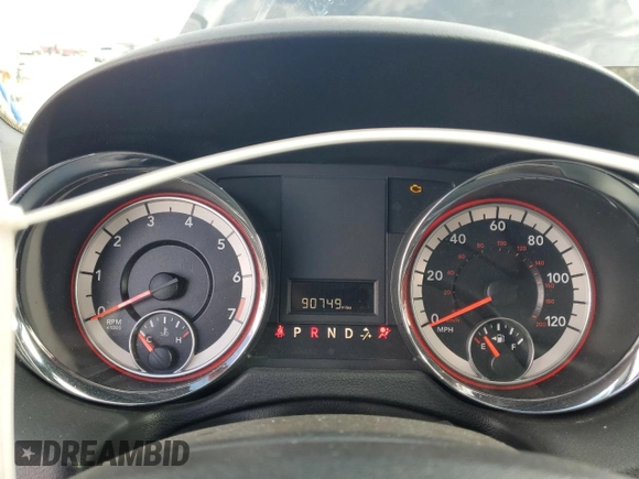 2019 Dodge Grand Caravan SXT with VIN 2C4RDGCGXKR809320, listed as a Copart auction lot 51503485 with 90,749 mi miles and Salvage Title. Bid and sale history available at DreamBid. Image 9.