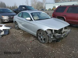 2017 BMW 2 Series 230i with VIN WBA2F9C34HV664704, listed as a Copart auction lot 45347985 with 46,097 mi miles and Salvage title. Bid and sale history available at DreamBid. Image 4.