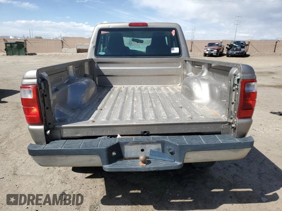 2005 Ford Ranger XL with VIN 1FTZR15E05PA27186, listed as a Copart auction lot 53549895 with 128,358 mi miles and Non repairable. Bid and sale history available at DreamBid. Image 6.