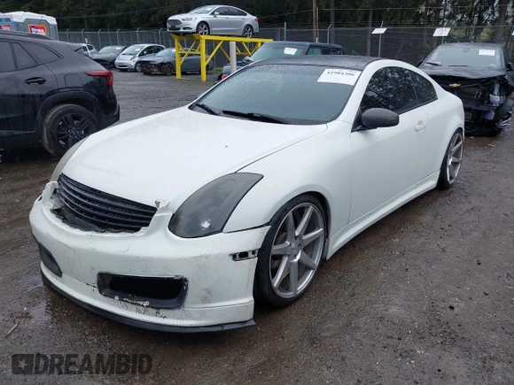 2004 Infiniti G35 Coupe w/Leather with VIN JNKCV54E34M824444, listed as a IAAI auction lot 41984306 with 165,293 mi miles. Bid and sale history available at carsss.com. Image 17.