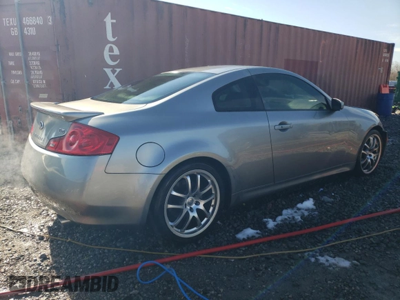 2006 Infiniti G35 Coupe with VIN JNKCV54E36M717218, listed as a Copart auction lot 88019435 with 147,980 mi miles and Salvage Title. Bid and sale history available at carsss.com. Image 3.