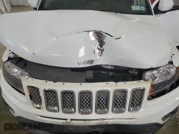 2017 Jeep Compass High Altitude with VIN 1C4NJDEB2HD193230, listed as a Copart auction lot 51601895 with 129,169 mi miles and Salvage Title. Bid and sale history available at carsss.com. Image 12.