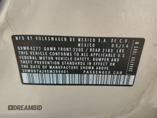 2014 Volkswagen Jetta SE z VIN 3VWD07AJ4EM299401, wystawiony jako Copart lot #61756715 z przebiegiem 133 246 mil mil oraz Szkoda całkowita • Salvage title. Historia ofert i sprzedaży dostępna na DreamBid. Obrazek 12.