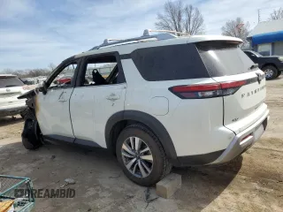 2023 Nissan Pathfinder SL z VIN 5N1DR3CC8PC209456, wystawiony jako Copart lot #49333085 z przebiegiem Nie podano mil oraz Nie do naprawy. Historia ofert i sprzedaży dostępna na DreamBid. Obrazek 2.