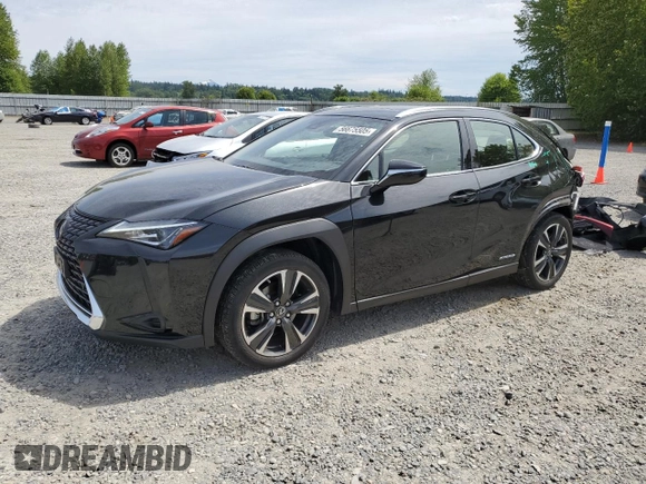 2020 Lexus UX 250h z VIN JTHP9JBH6L2032942, wystawiony jako Copart lot #56675505 z przebiegiem 22 295 mil mil oraz Szkoda całkowita • Salvage title. Historia ofert i sprzedaży dostępna na DreamBid. Obrazek 1.