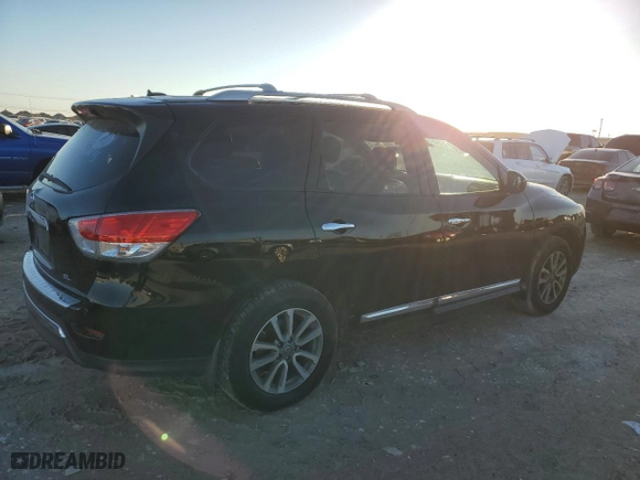 2013 Nissan Pathfinder Platinum with VIN 5N1AR2MN8DC690107, listed as a Copart auction lot 83105754 with 202,704 mi miles and Clean Title. Bid and sale history available at carsss.com. Image 3.