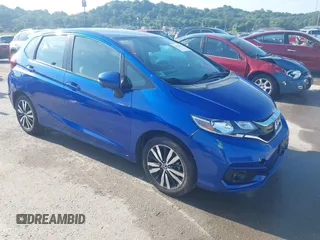 2018 Honda Fit EX-L with VIN 3HGGK5H95JM715297, listed as a IAAI auction lot 42623221 with 28,566 mi miles and . Bid and sale history available at DreamBid. Image 1.