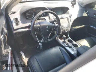 2015 Acura TLX with VIN 19UUB1F36FA015691, listed as a Copart auction lot 49980945 with 116,896 mi miles and Salvage Title. Bid and sale history available at carsss.com. Image 8.