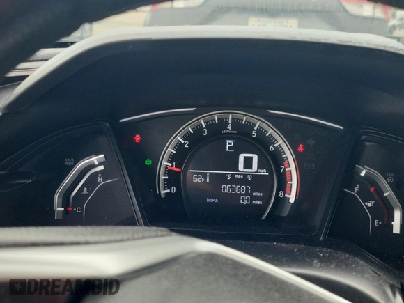 2017 Honda Civic LX with VIN 2HGFC2F58HH575889, listed as a IAAI auction lot 42285632 with 63,687 mi miles and . Bid and sale history available at DreamBid. Image 4.