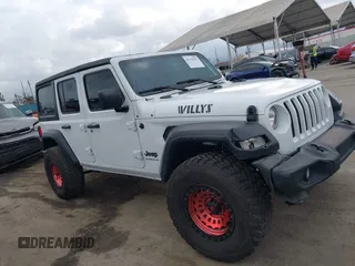 2023 Jeep Wrangler Sport S with VIN 1C4HJXDG0PW638871, listed as a IAAI auction lot 42129295 with 16,171 mi miles and . Bid and sale history available at DreamBid. Image 13.