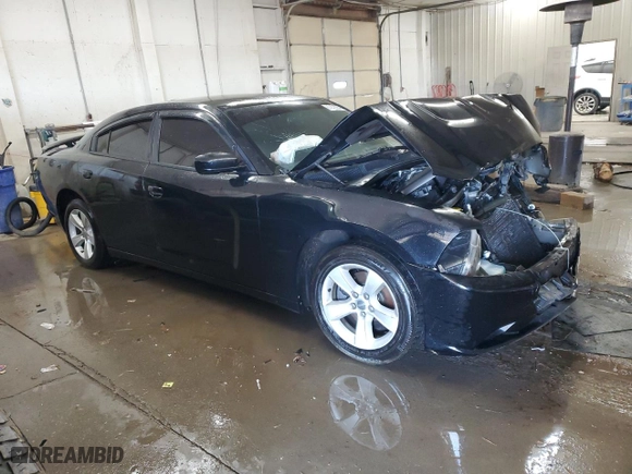 2013 Dodge Charger SE with VIN 2C3CDXBG6DH617011, listed as a Copart auction lot 87272084 with 43,465 mi miles and Salvage Title. Bid and sale history available at carsss.com. Image 4.