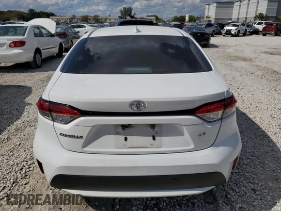 2022 Toyota Corolla LE with VIN 5YFEPMAE7NP364870, listed as a Copart auction lot 52452435 with 159,546 mi miles and Salvage Title. Bid and sale history available at carsss.com. Image 6.