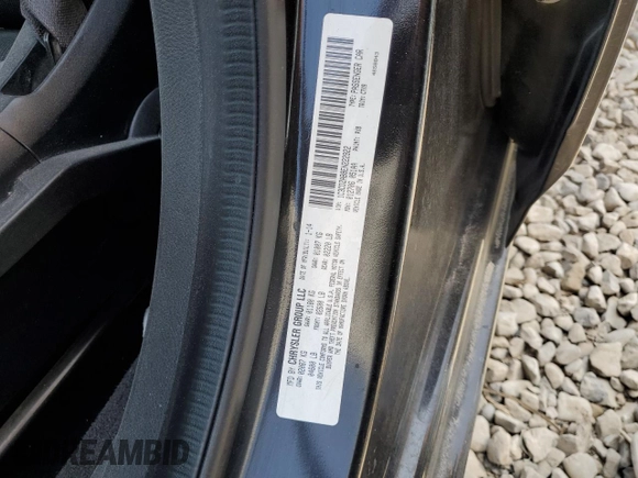 2014 Dodge Avenger SE with VIN 1C3CDZAB8EN222922, listed as a Copart auction lot 61455765 with 118,351 mi miles and Salvage title. Bid and sale history available at DreamBid. Image 12.